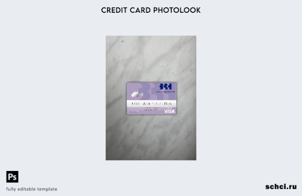 цифровая загрузка Гаити BRH Bank Visa, дебетовая карта, фото переднего шаблона